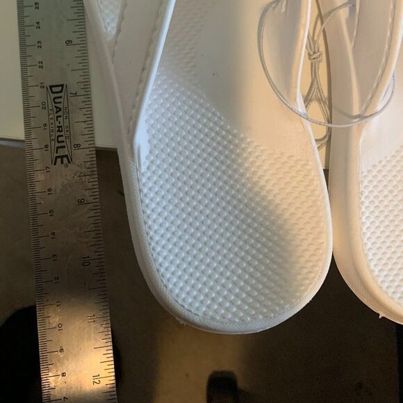 New, EVA flip flop, sz 11, summer casual, comfy, waterproof, white, like Crocs - Picture 6 of 14